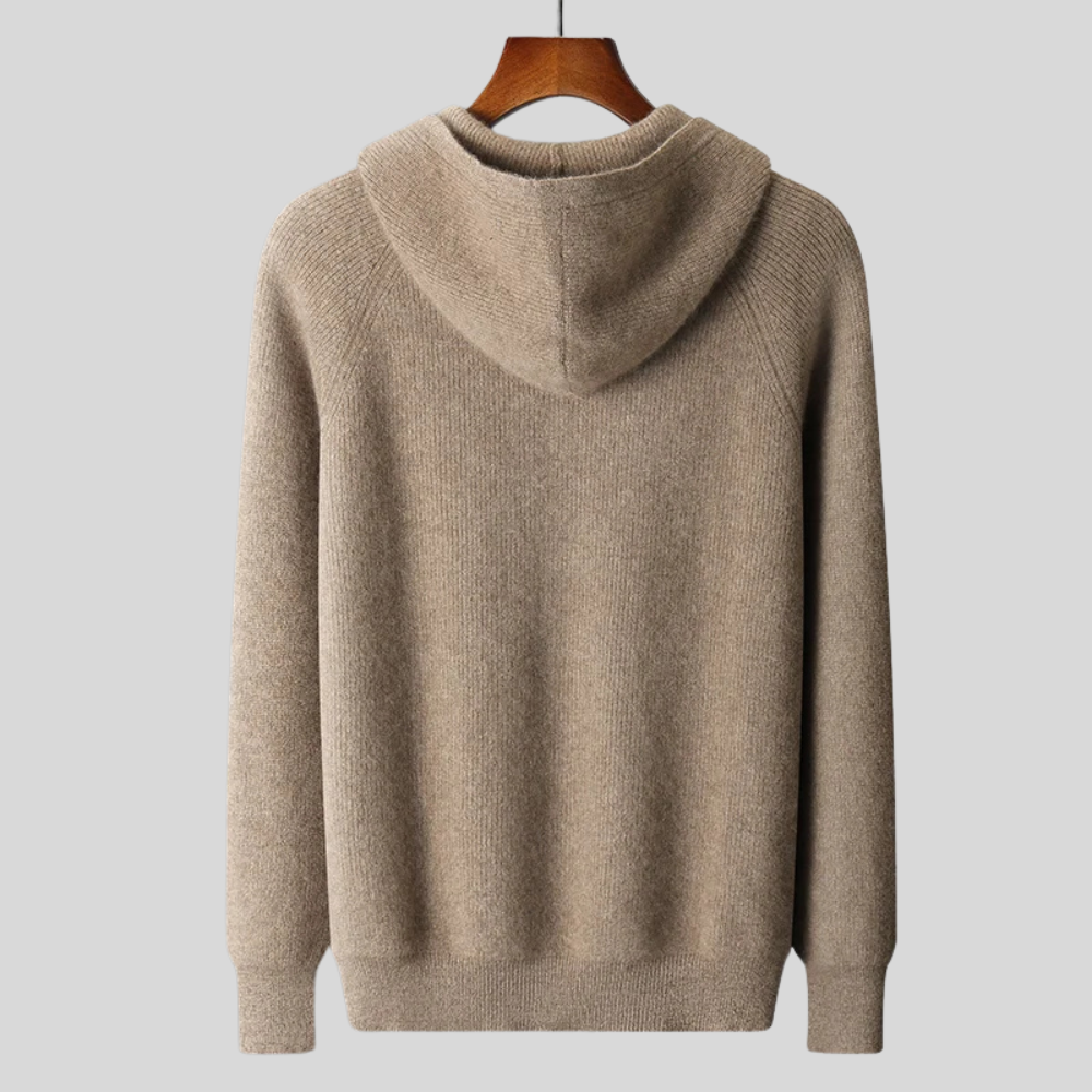 Robbie | Cashmere Merino Wool Zip-Up