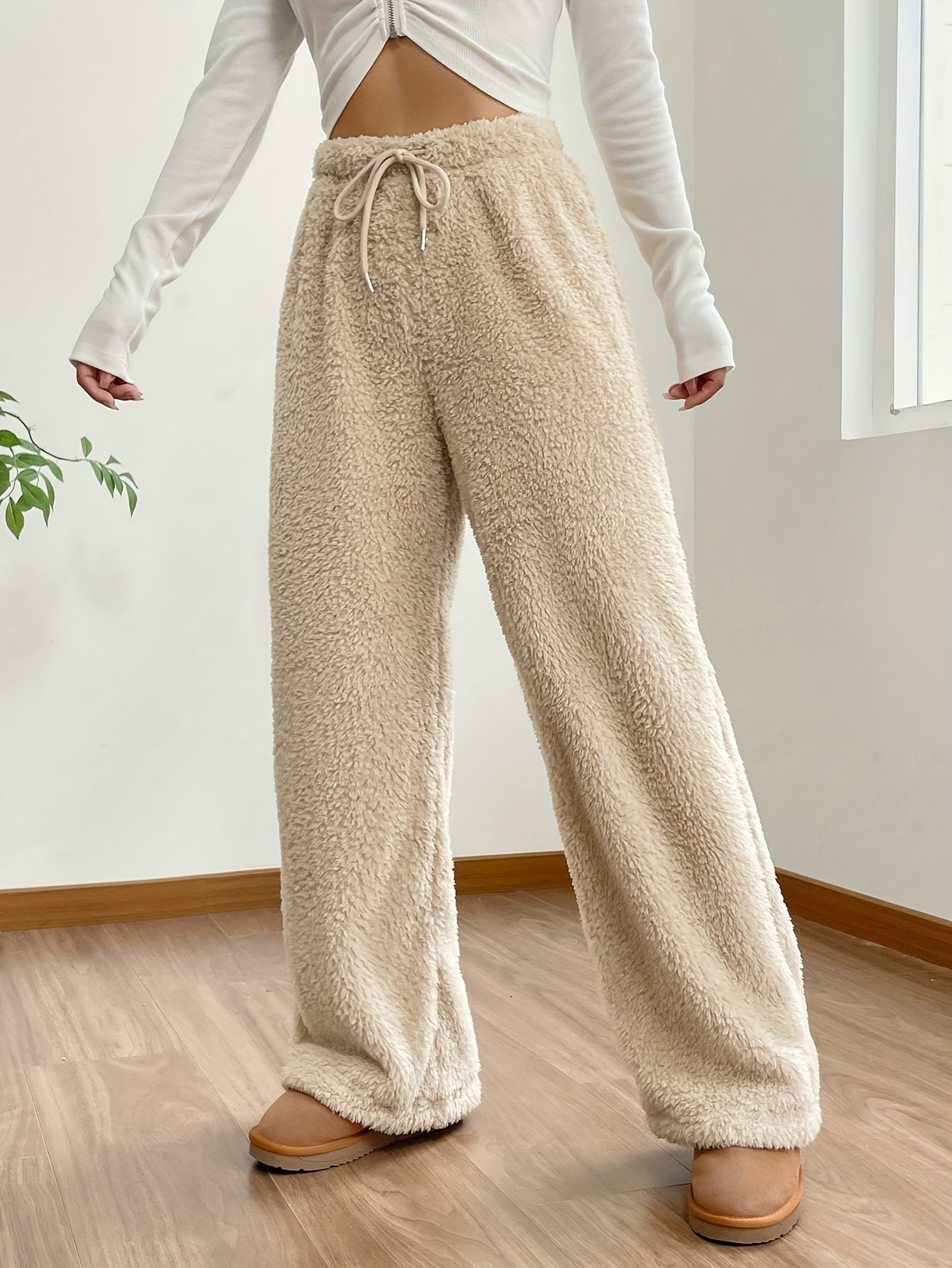 Désirée™ - Ultra-fleece wide trousers