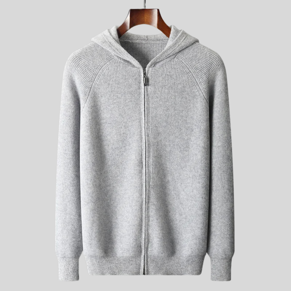 Robbie | Cashmere Merino Wool Zip-Up