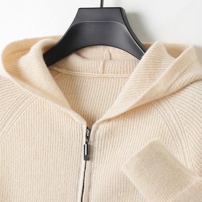 Robbie | Cashmere Merino Wool Zip-Up