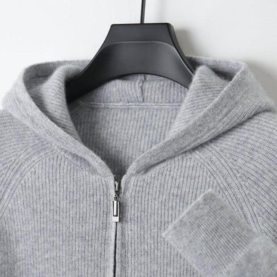 Robbie | Cashmere Merino Wool Zip-Up