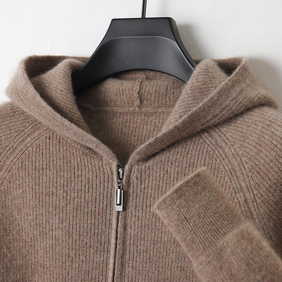 Robbie | Cashmere Merino Wool Zip-Up