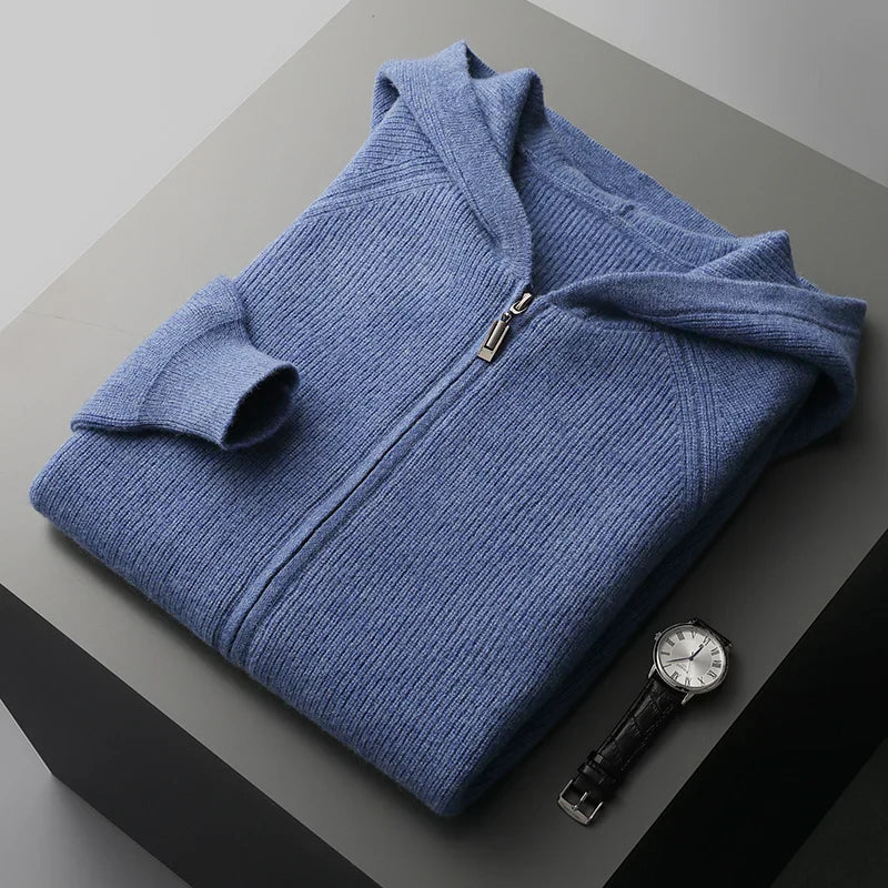 Robbie | Cashmere Merino Wool Zip-Up