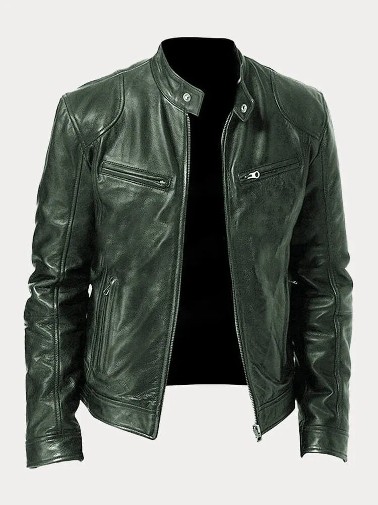 Liam™ | Classic Men's Vegan Leather Jacket