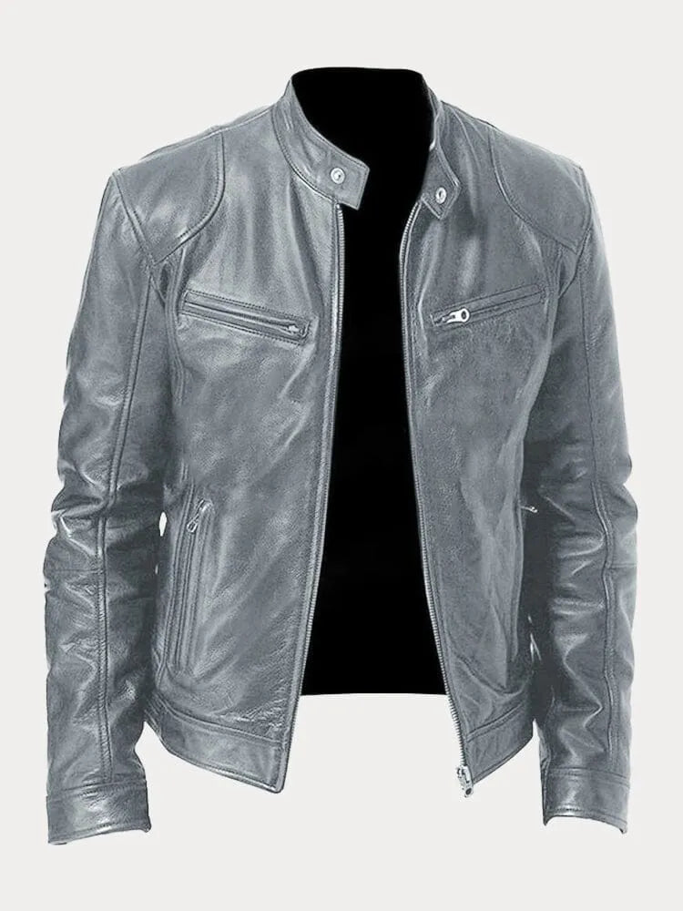 Liam™ | Classic Men's Vegan Leather Jacket