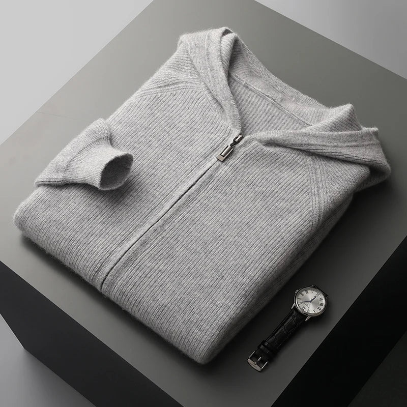 Robbie | Cashmere Merino Wool Zip-Up