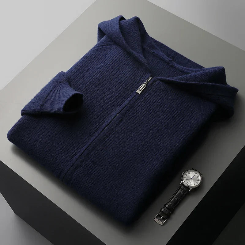 Robbie | Cashmere Merino Wool Zip-Up