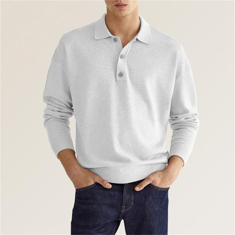 Sam - Long sleeve polo shirt