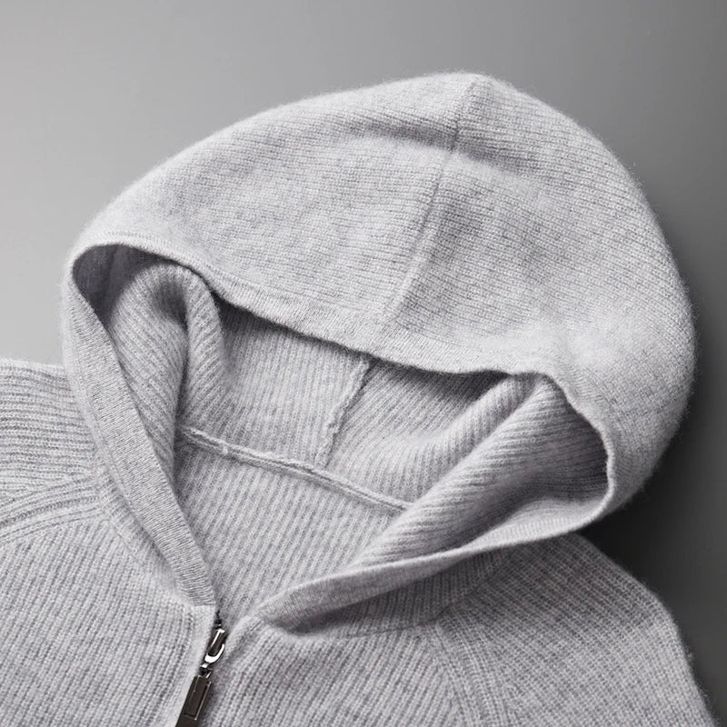 Robbie | Cashmere Merino Wool Zip-Up