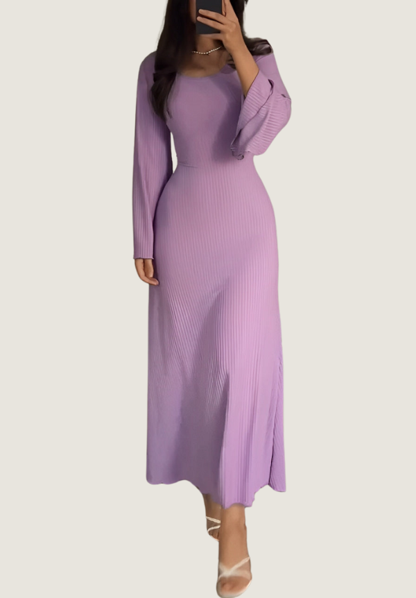 Elegant Knitted Maxi Dress