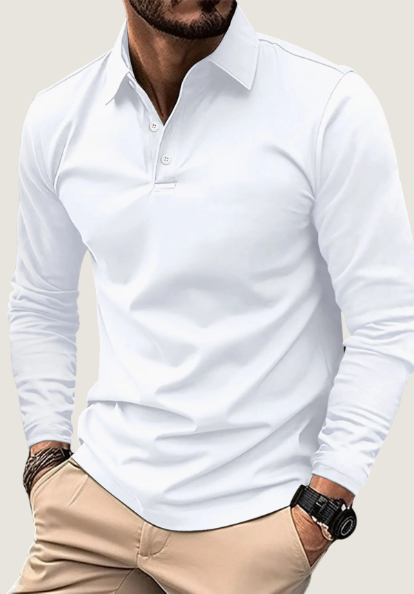 Ryan™ | Casual Long-Sleeve Polo
