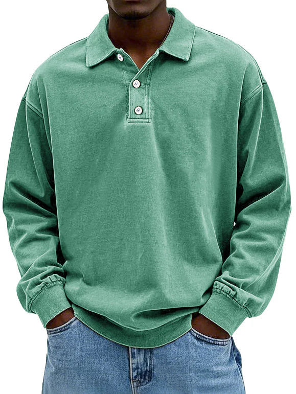 Matteo | Men's Casual Long-Sleeved Polo
