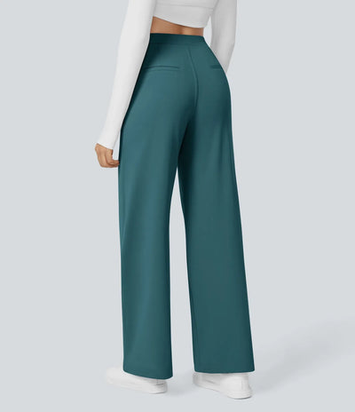 ColaTek Air™ flared trousers with high waistband and zipped side pockets